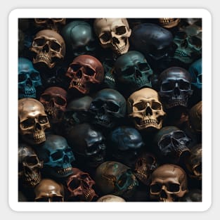 Halloween Decorations 22 - Skulls Sticker